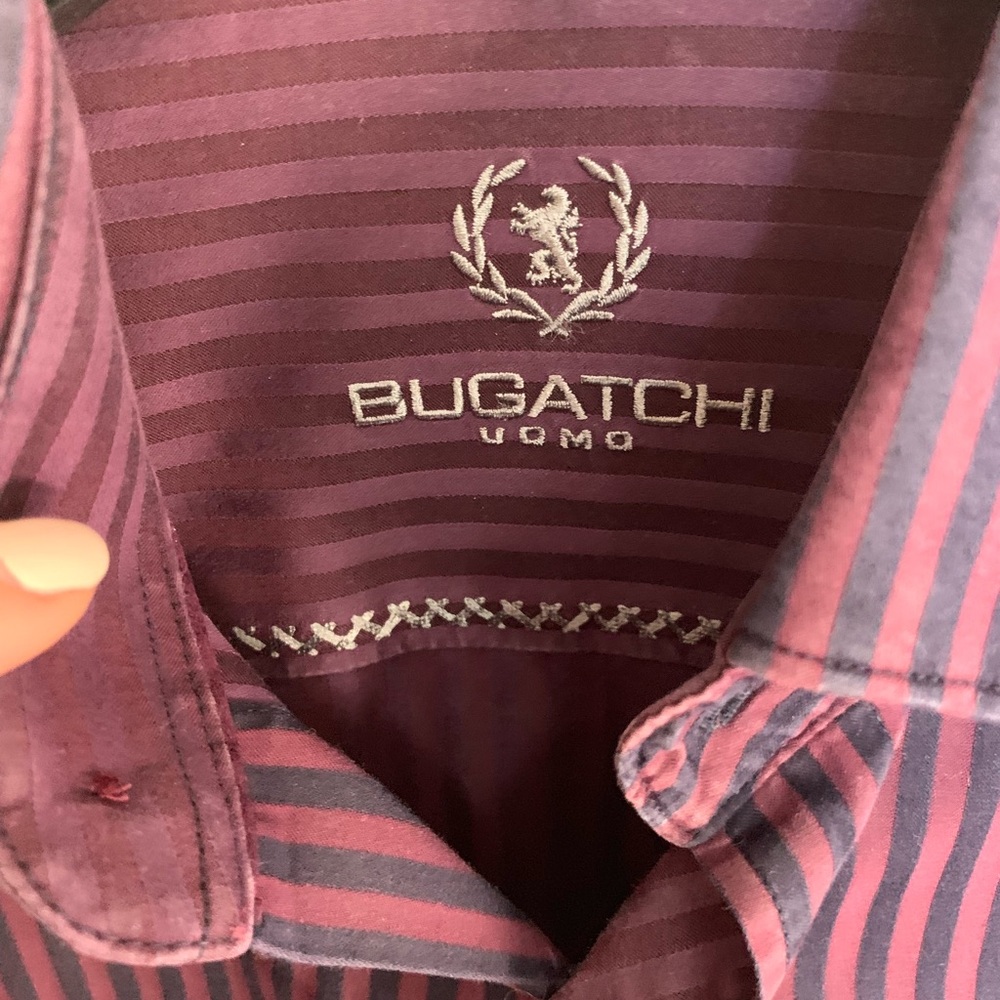 Purple Bugatchi Button Up. - Picture 2 of 2